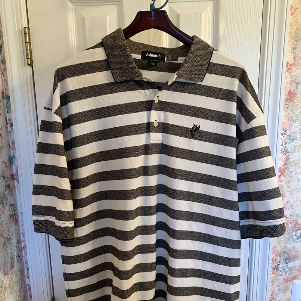 MENS ASHWORTH SHORT SLEEVE POLO